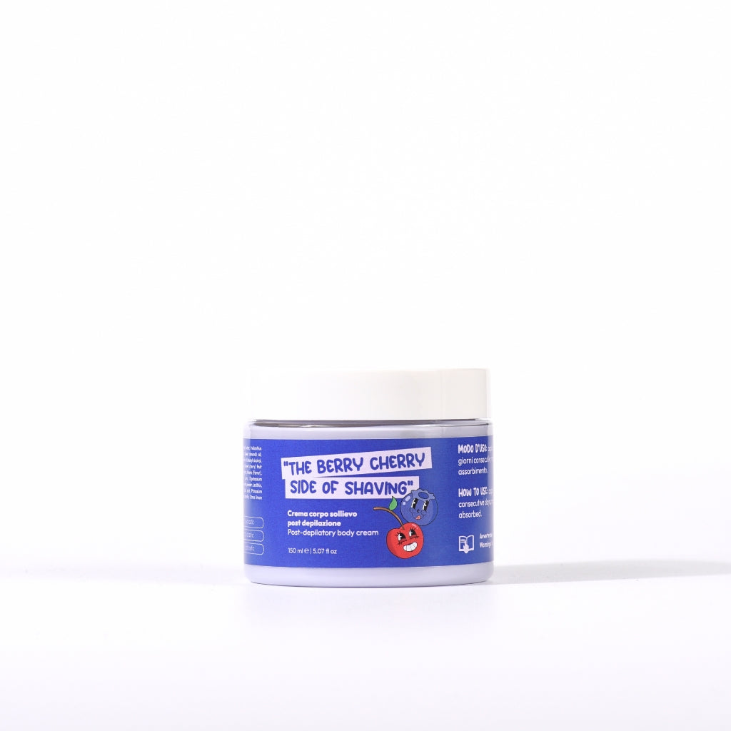 Crema corporal para el alivio post-depilación