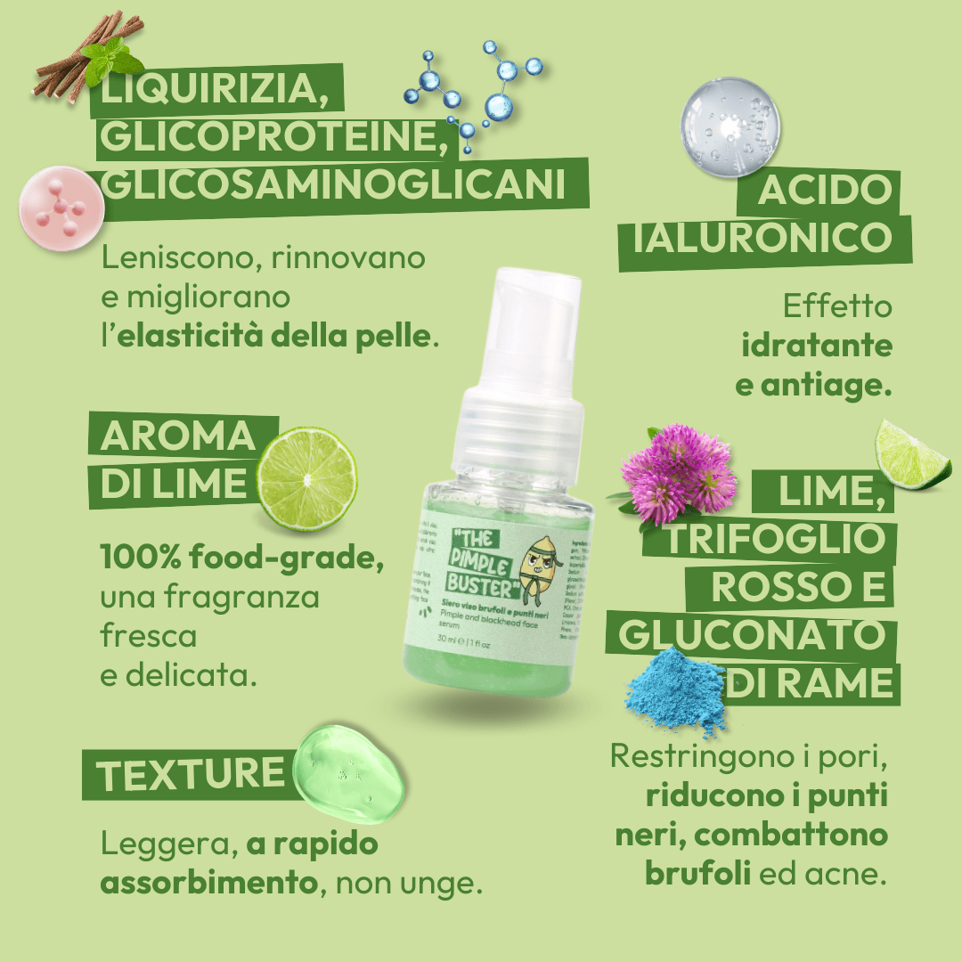 Suero facial para granos y puntos negros