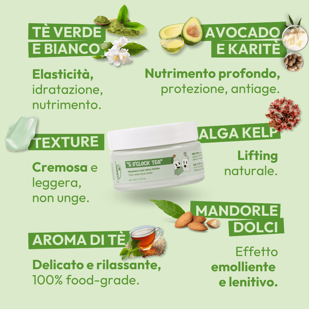 Mascarilla facial de relajación total