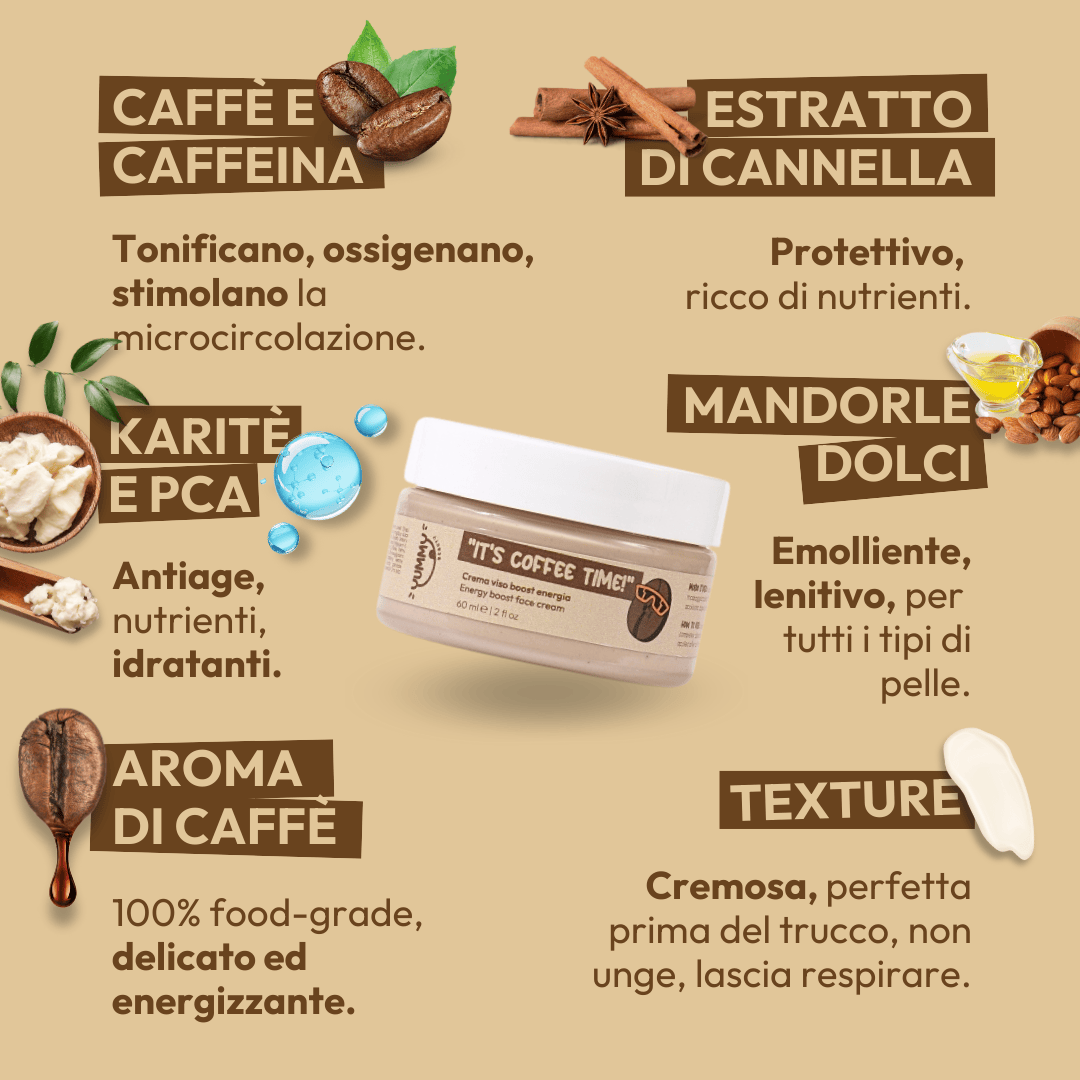 Crema facial energética